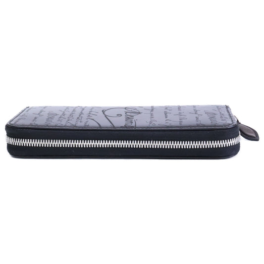 BERLUTI Venezia Calf Leather Itauba Long Wallet