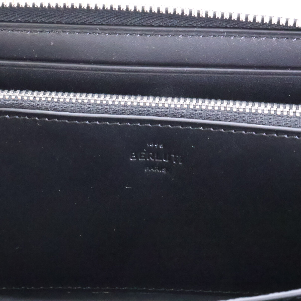 BERLUTI Venezia Calf Leather Itauba Long Wallet