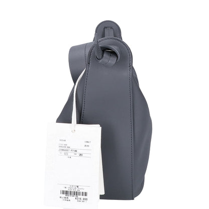 JILSANDER 25SS KNOT CROSSBODY MD Calfskin Shoulder Bag Gray