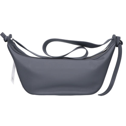 JILSANDER 25SS KNOT CROSSBODY MD Calfskin Shoulder Bag Gray