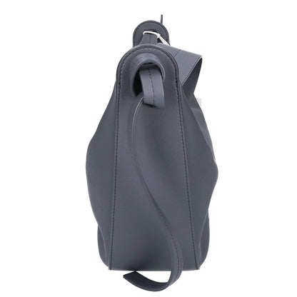 JILSANDER 25SS KNOT CROSSBODY MD Calfskin Shoulder Bag Gray