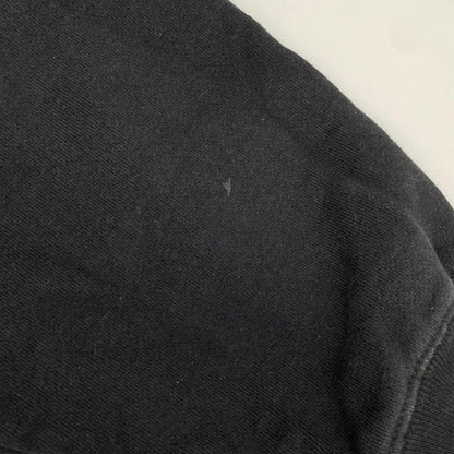 EVISU Black Seagull Face Print Pullover Hoodie Size 40
