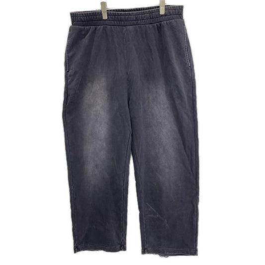 EVISU Black Washed Daikoku Print Sweatpants Size L