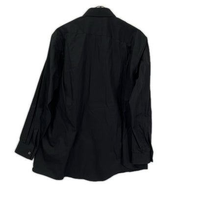 BLACKCOMMEdesGARCONS Twisted Cotton Long Shirt Black Size M