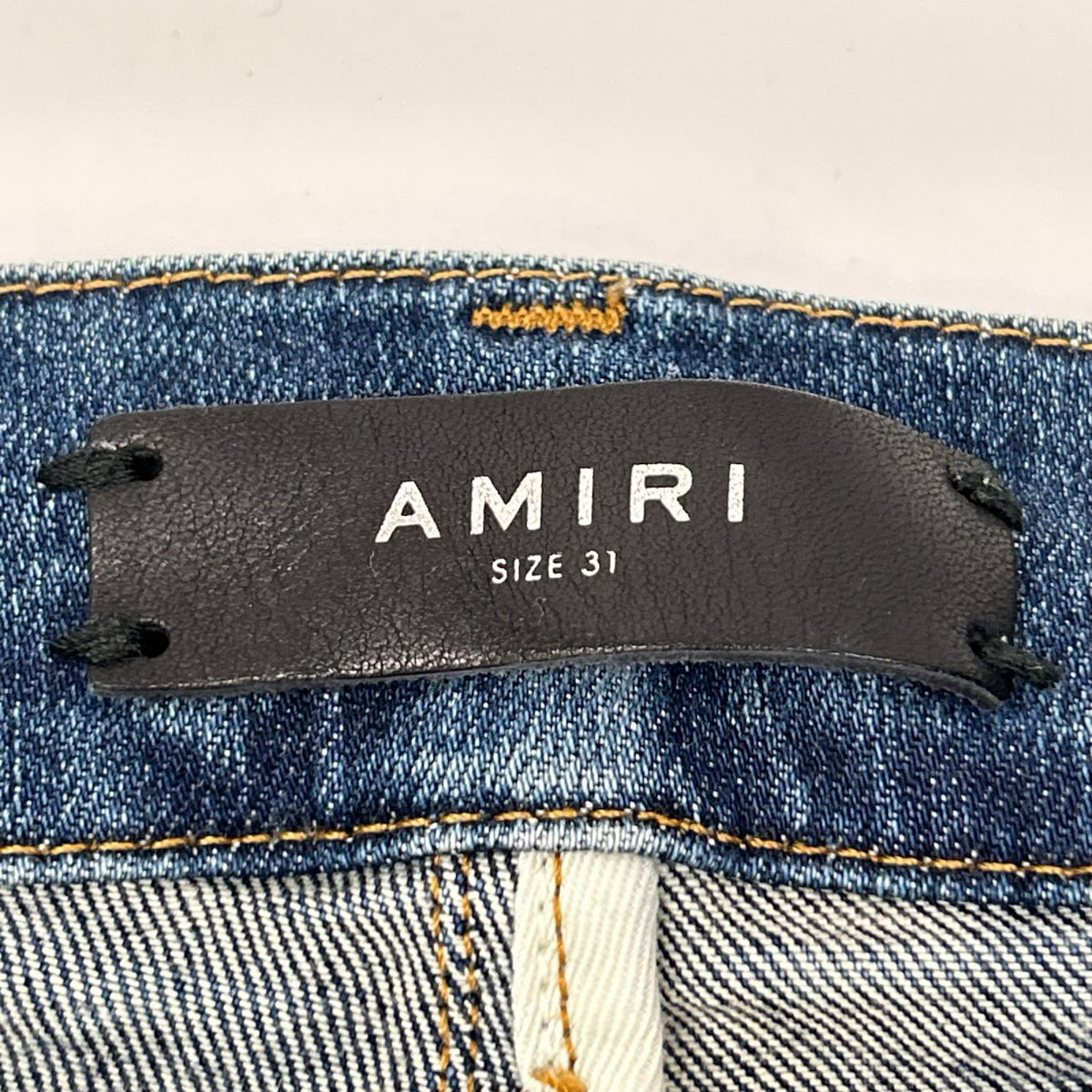 AMIRI Indigo Distressed Skinny Jeans Size 31