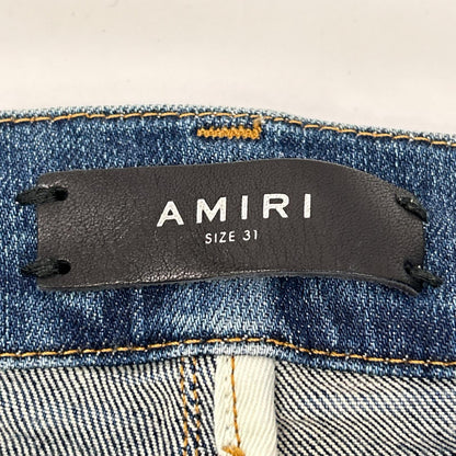 AMIRI Indigo Distressed Skinny Jeans Size 31