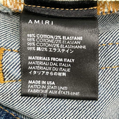AMIRI Indigo Distressed Skinny Jeans Size 31