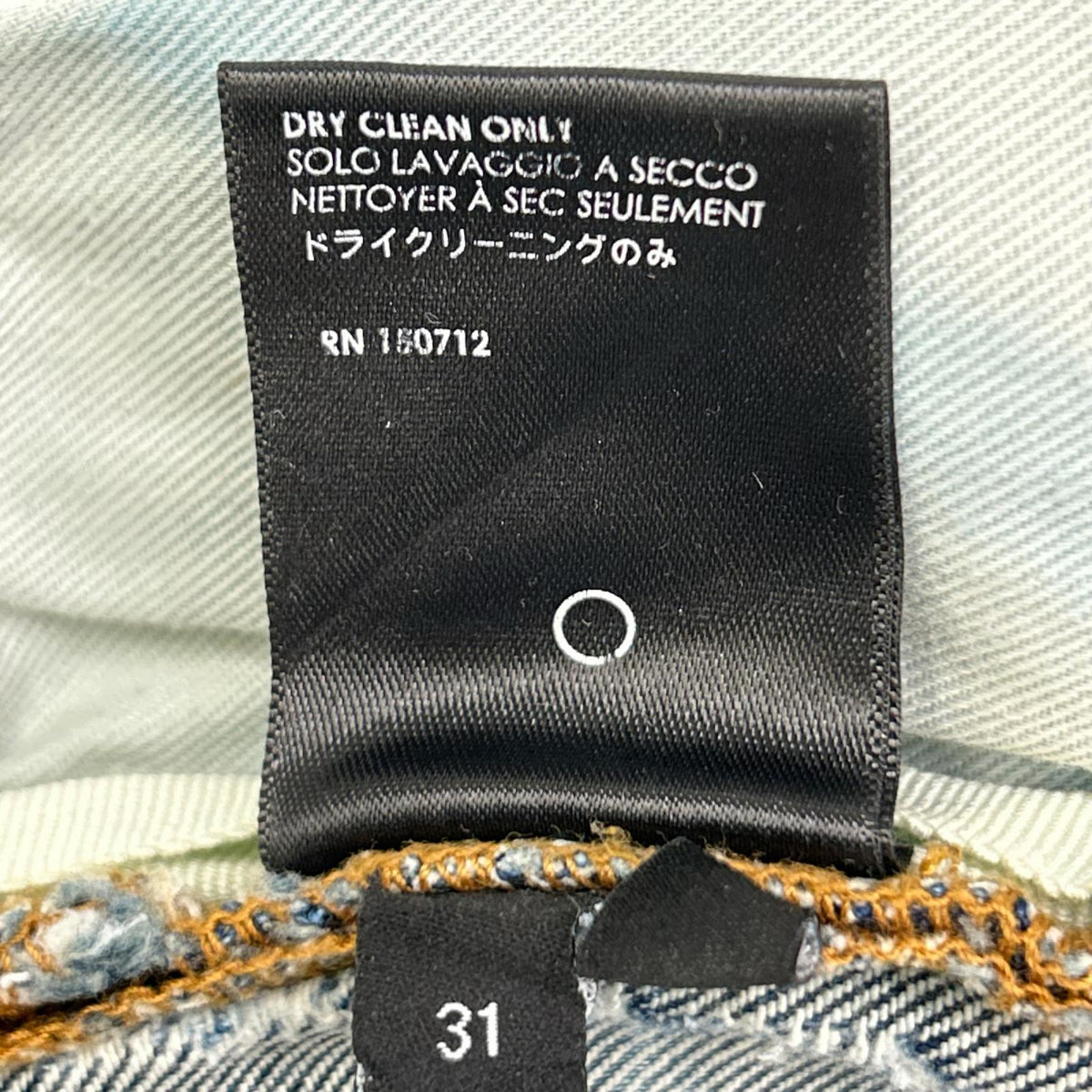 AMIRI Indigo Distressed Skinny Jeans Size 31