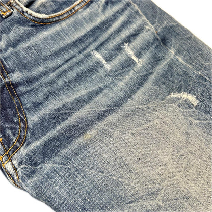 AMIRI Indigo Distressed Skinny Jeans Size 31