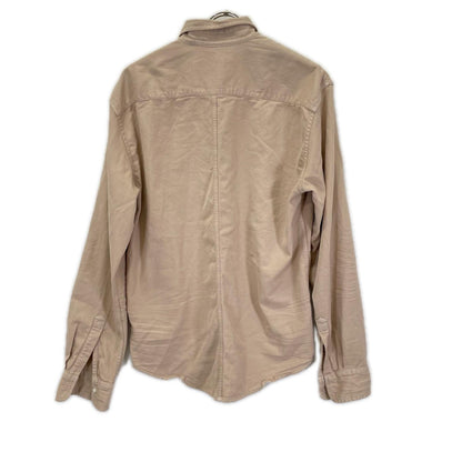 Frank&Eileen Luke Overdyed Denim Shirt Beige Size S