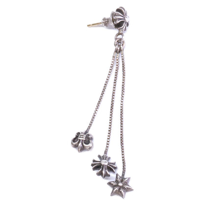 Chrome Hearts JOJO 925 x 14K Single Earring Silver