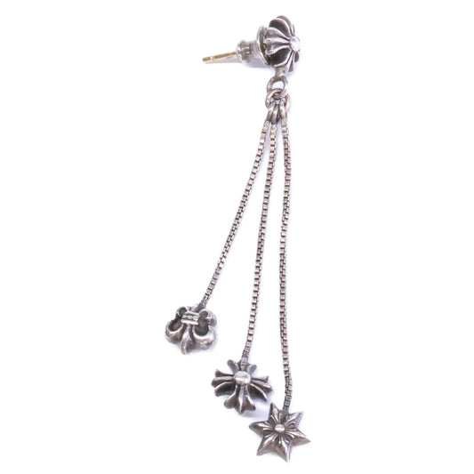 Chrome Hearts JOJO 925 x 14K Single Earring Silver