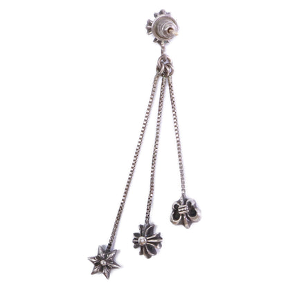 Chrome Hearts JOJO 925 x 14K Single Earring Silver