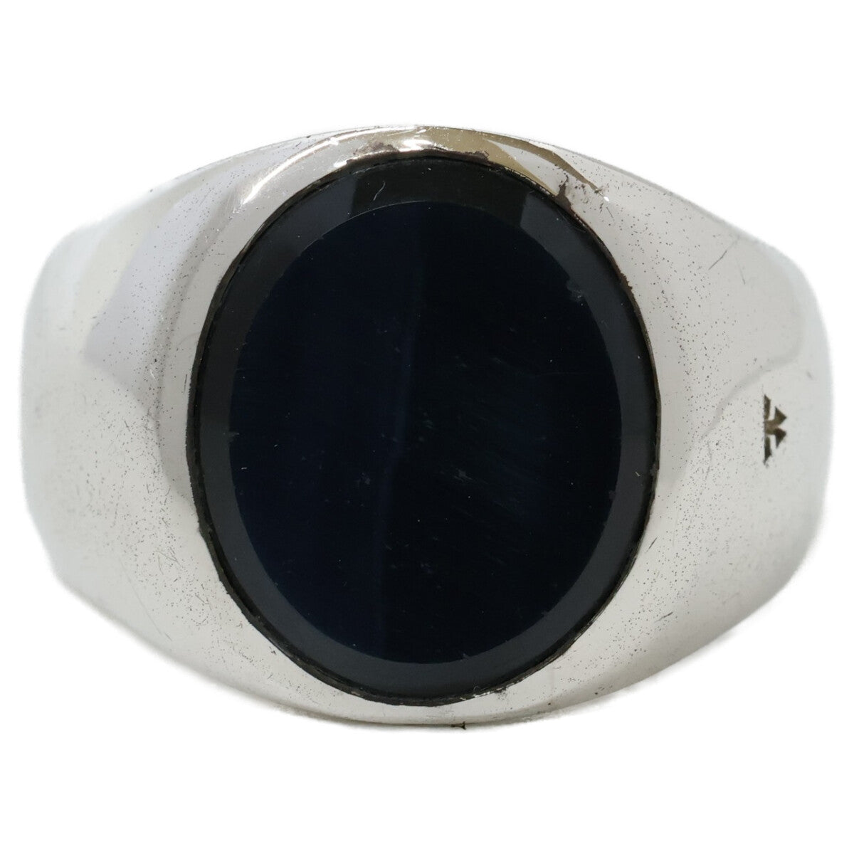 TOMWOOD 925 Silver Kay Ring Blue Hawk Eye Size JP 22