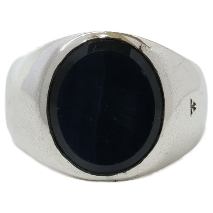 TOMWOOD 925 Silver Kay Ring Blue Hawk Eye Size JP 22
