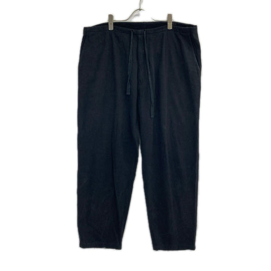 COMOLI 21SS Black Silk Nep Drawstring Pants Size 2