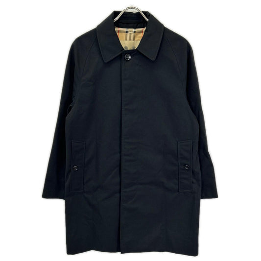 BURBERRY Camden Heritage Nova Check Car Coat Black Size 46