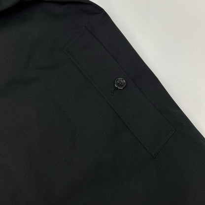 BURBERRY Camden Heritage Nova Check Car Coat Black Size 46