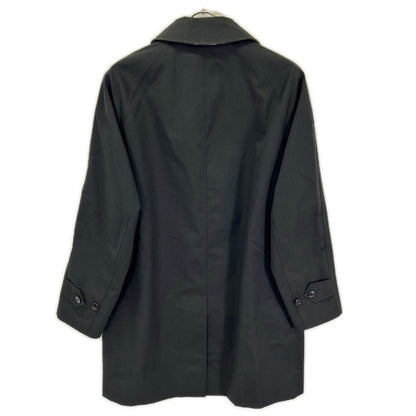 BURBERRY Camden Heritage Nova Check Car Coat Black Size 46