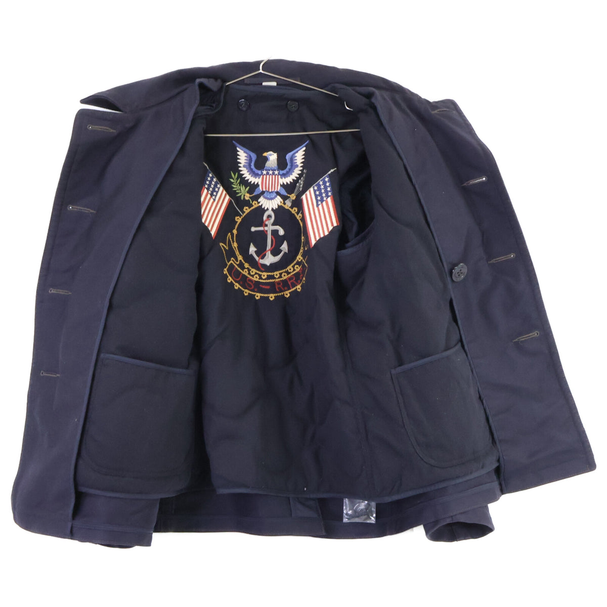 RRL Lined Pea Coat Size M