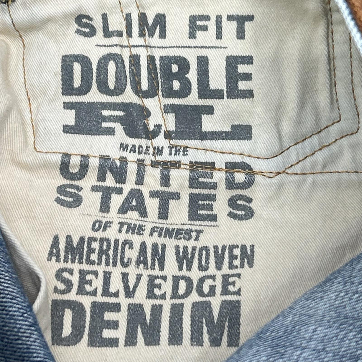 RRL Slim Fit American Woven Indigo Denim Jeans Size M