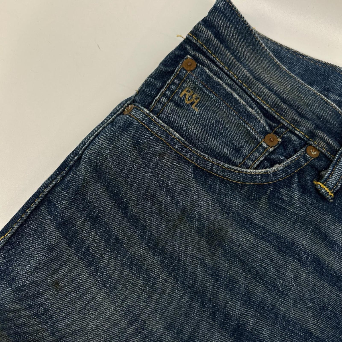 RRL Slim Fit American Woven Indigo Denim Jeans Size M