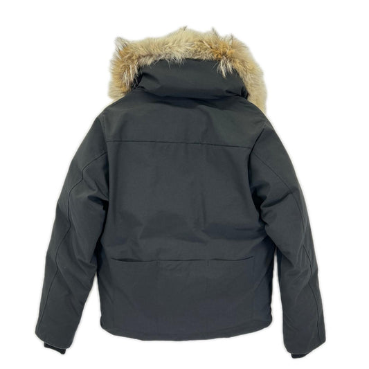 CANADA GOOSE Black Hamilton Coyote Fur Down Jacket Size M