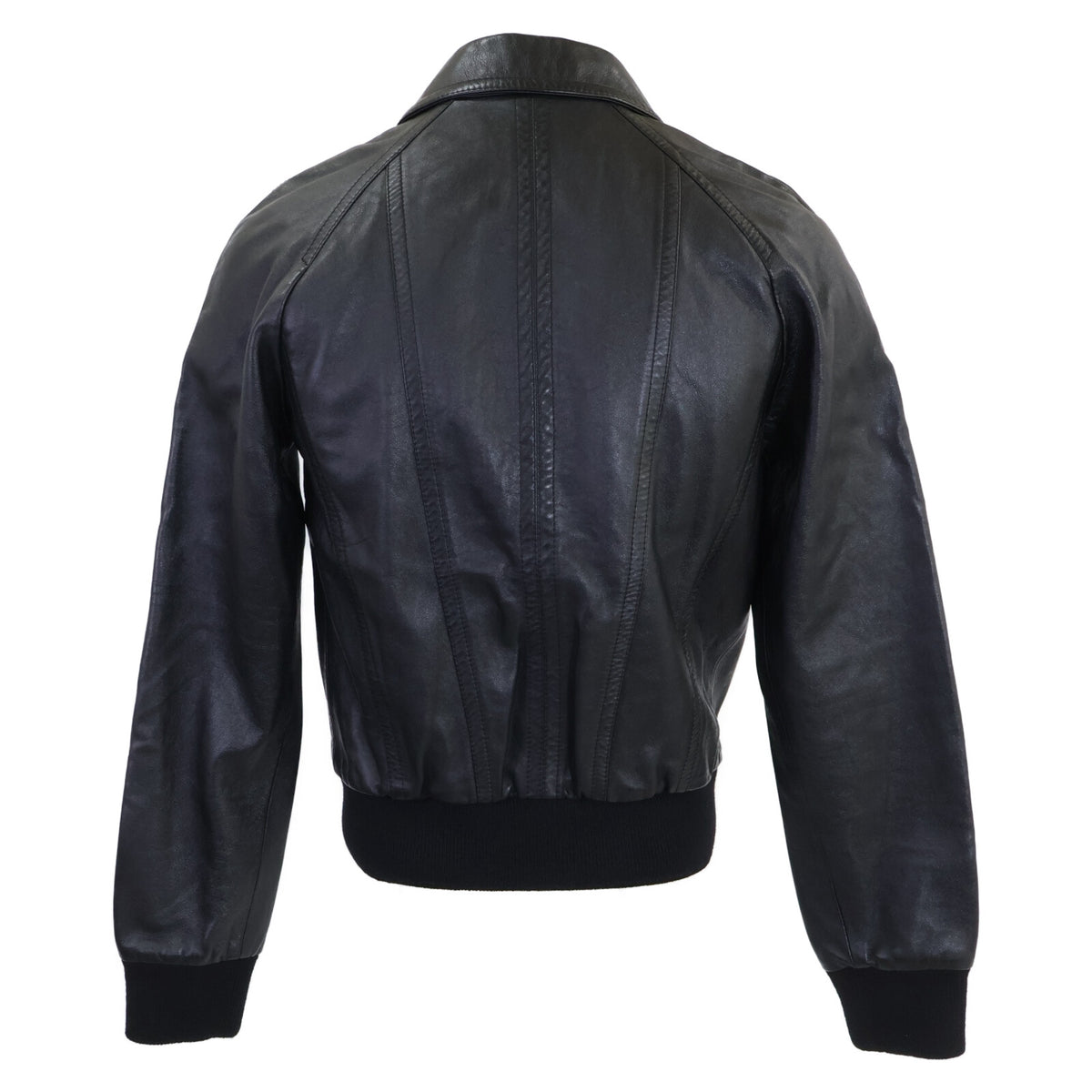 CELINE 2023 Hedi Slimane Lamb Leather Blouson Jacket Size 44