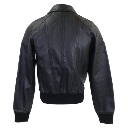 CELINE 2023 Hedi Slimane Lamb Leather Blouson Jacket Size 44