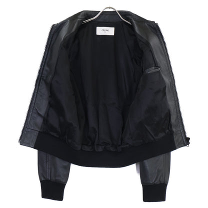 CELINE 2023 Hedi Slimane Lamb Leather Blouson Jacket Size 44