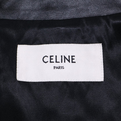 CELINE 2023 Hedi Slimane Lamb Leather Blouson Jacket Size 44