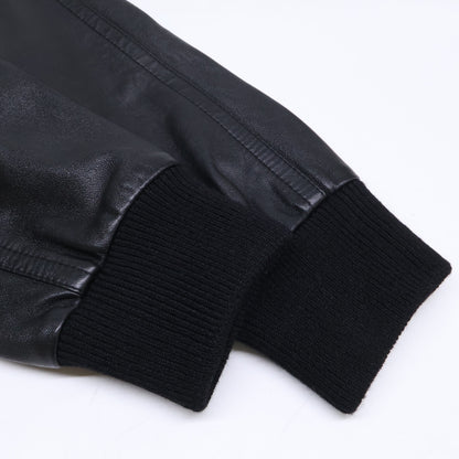 CELINE 2023 Hedi Slimane Lamb Leather Blouson Jacket Size 44