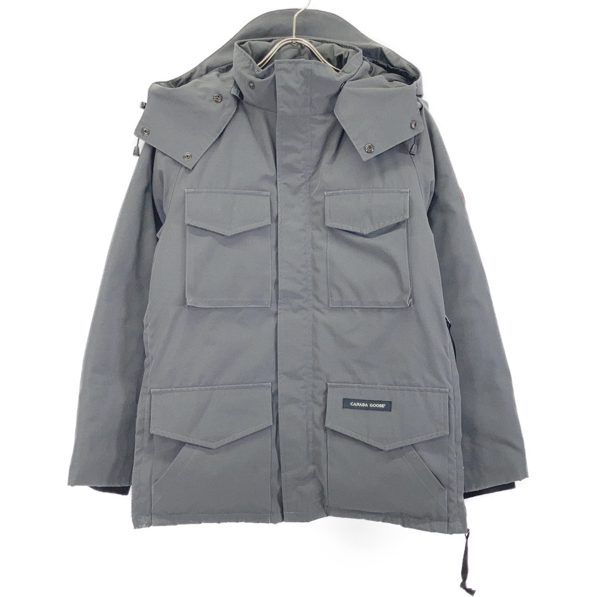 CANADA GOOSE Kamloops Hooded Down Jacket Graphite Size S/P