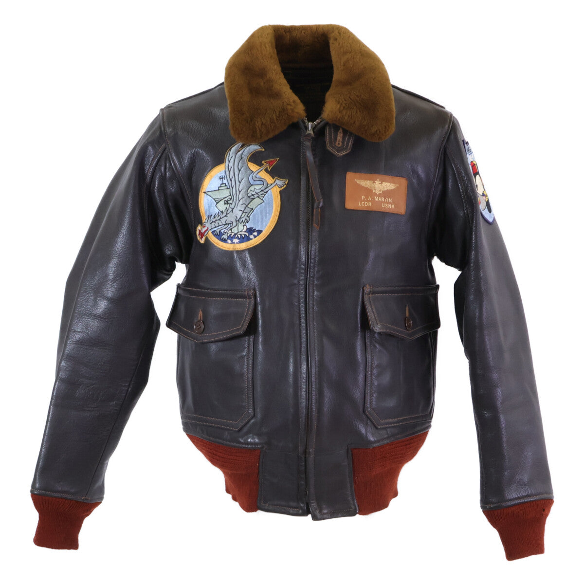 BUZZ RICKSON'S Goatskin Custom G-1 Jacket Brown Size 38