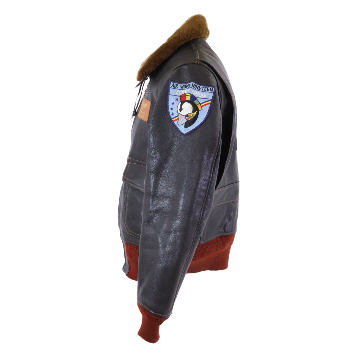 BUZZ RICKSON'S Goatskin Custom G-1 Jacket Brown Size 38