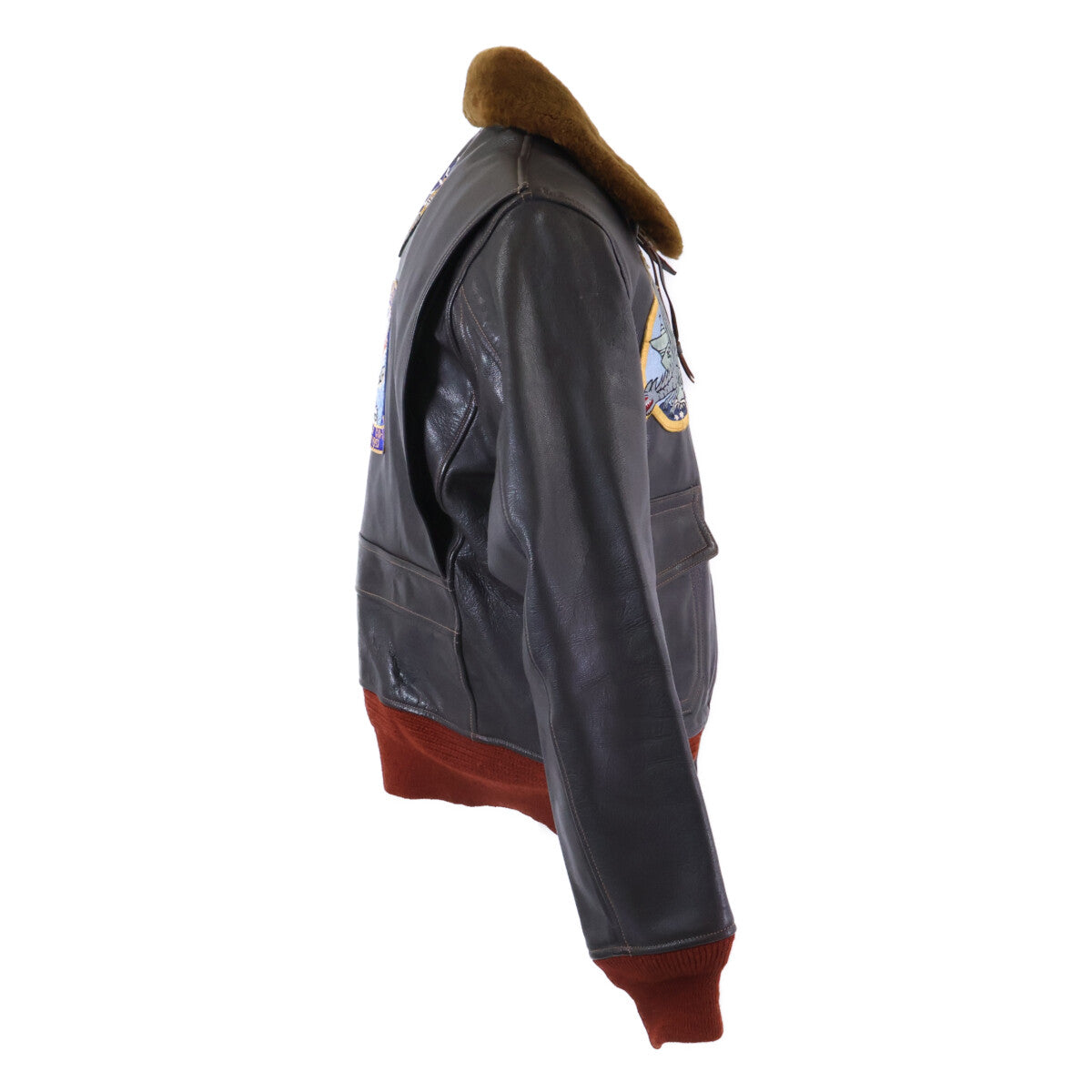BUZZ RICKSON'S Goatskin Custom G-1 Jacket Brown Size 38