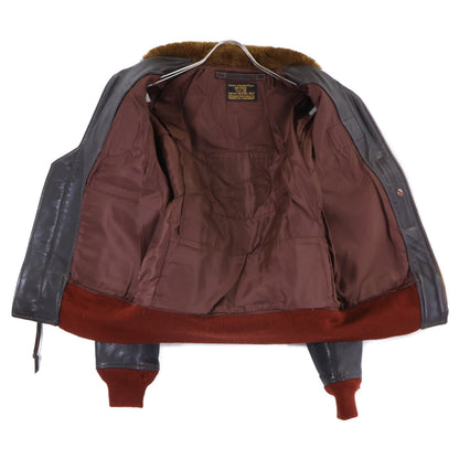 BUZZ RICKSON'S Goatskin Custom G-1 Jacket Brown Size 38