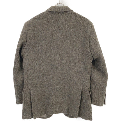 ZERBINO Khaki Wool Tweed 3B Jacket