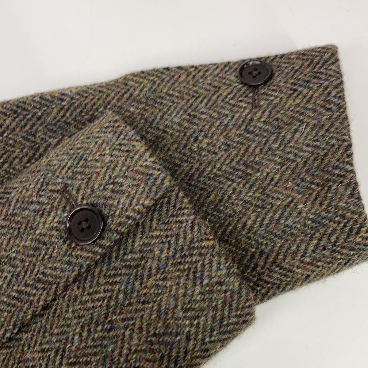 ZERBINO Khaki Wool Tweed 3B Jacket