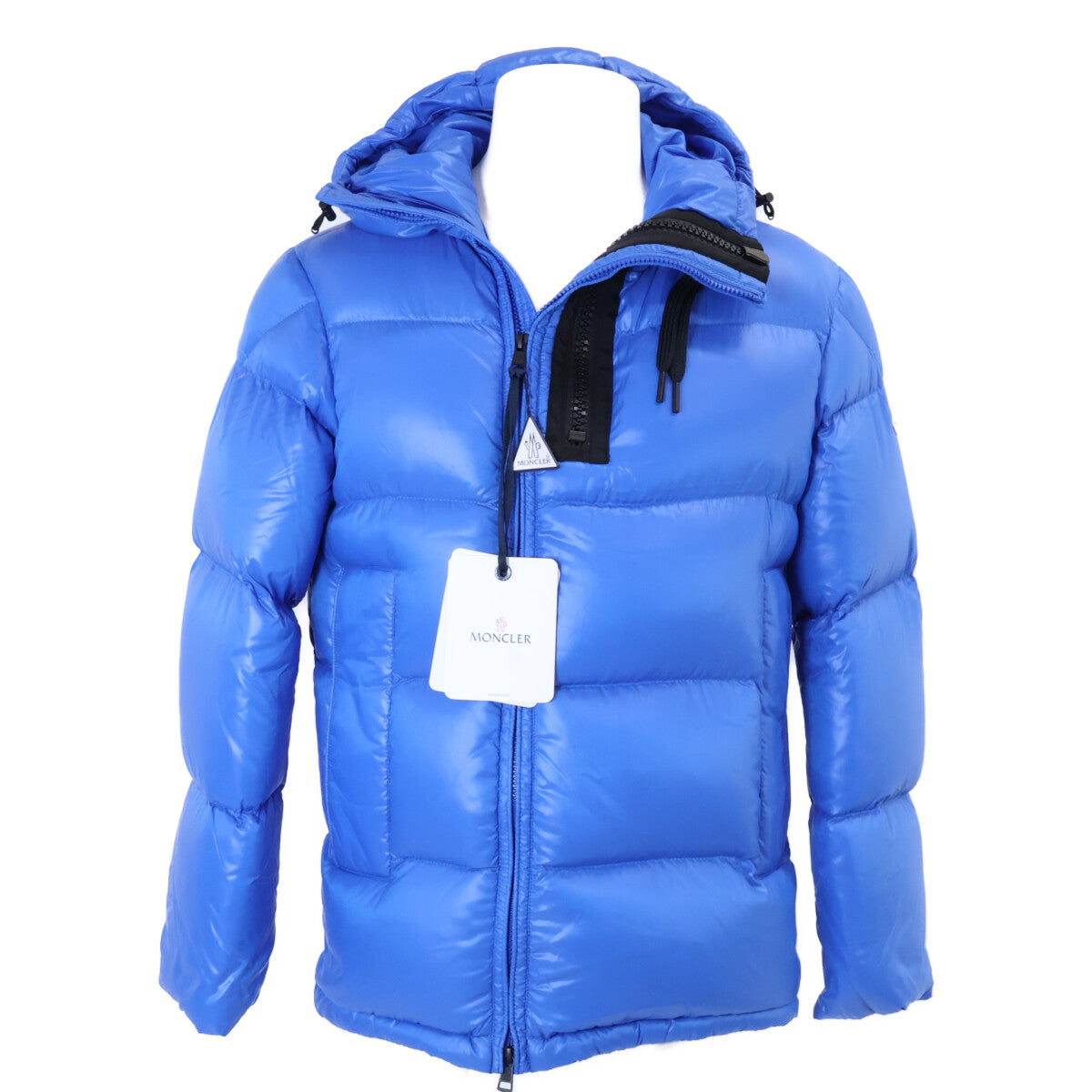 MONCLER GUITRY Down Jacket Blue Size 0