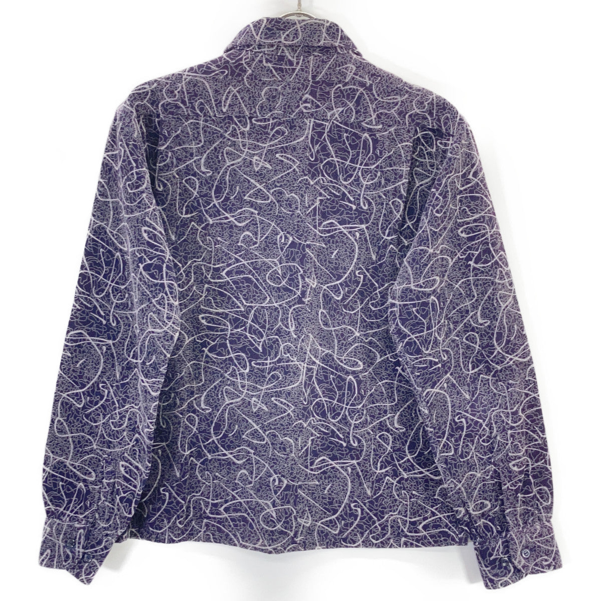 TENDERLOIN Purple Corduroy Patterned Sleeve Shirt Size XS