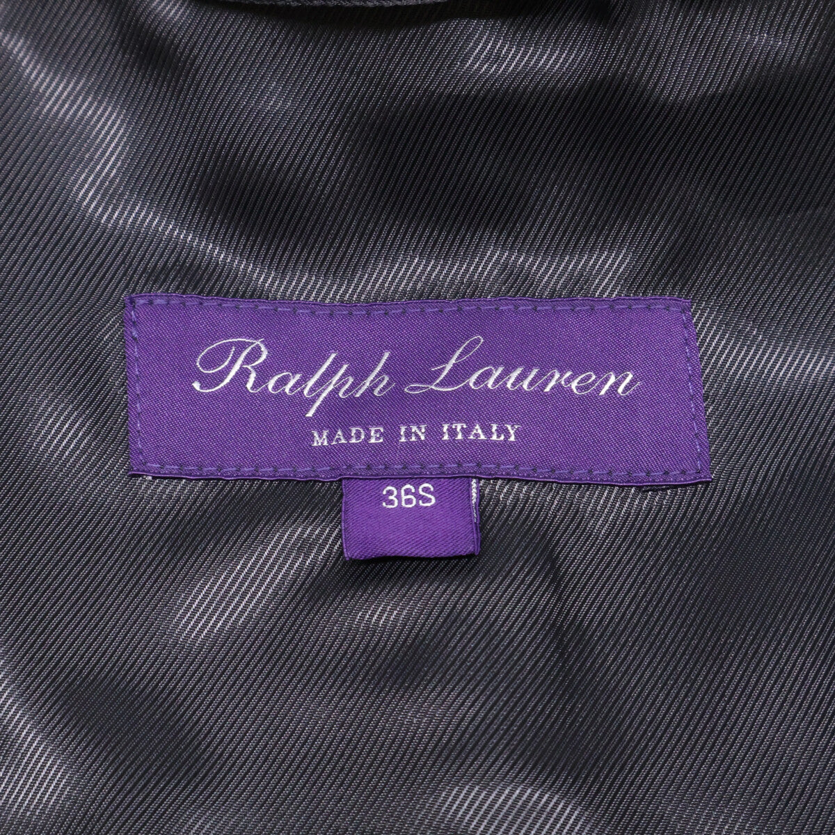 RalphLauren PURPLE LABEL Cashmere Wool Coat Navy Size 36
