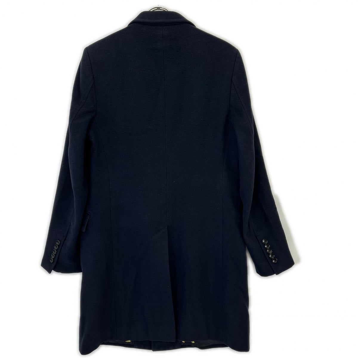 GUCCI 397U82 482PF0 Wool Overcoat Navy Coat Size 48C