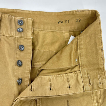 RRL Beige Military Shorts Size 29