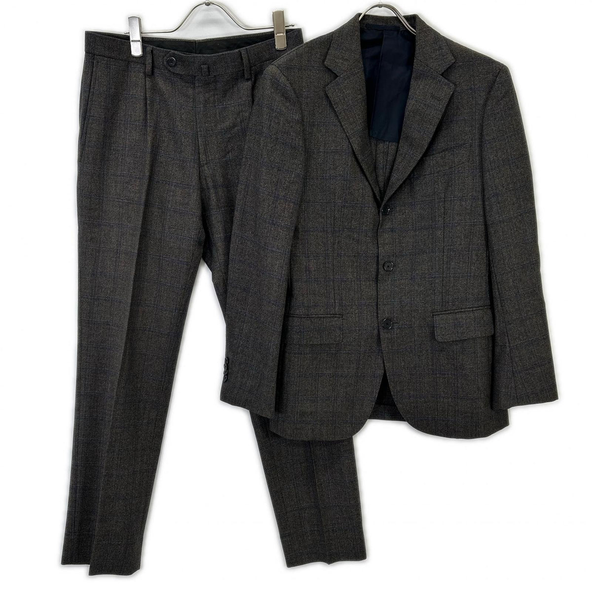UNITED ARROWS Brown Wool 2-Piece Suit Size 46