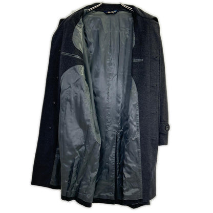 BrooksBrothers Gray Cashmere Bal Collar Coat Size 38