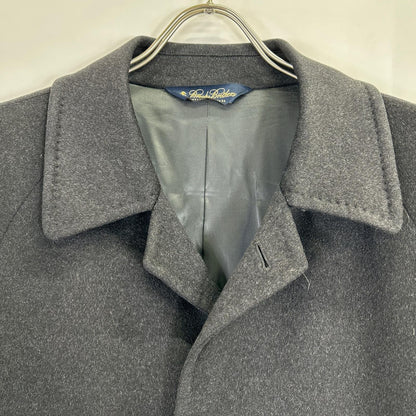 BrooksBrothers Gray Cashmere Bal Collar Coat Size 38