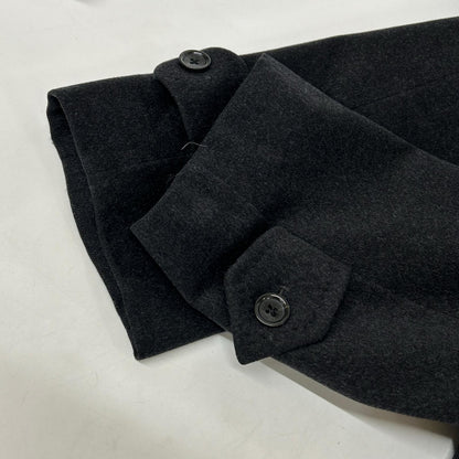 BrooksBrothers Gray Cashmere Bal Collar Coat Size 38