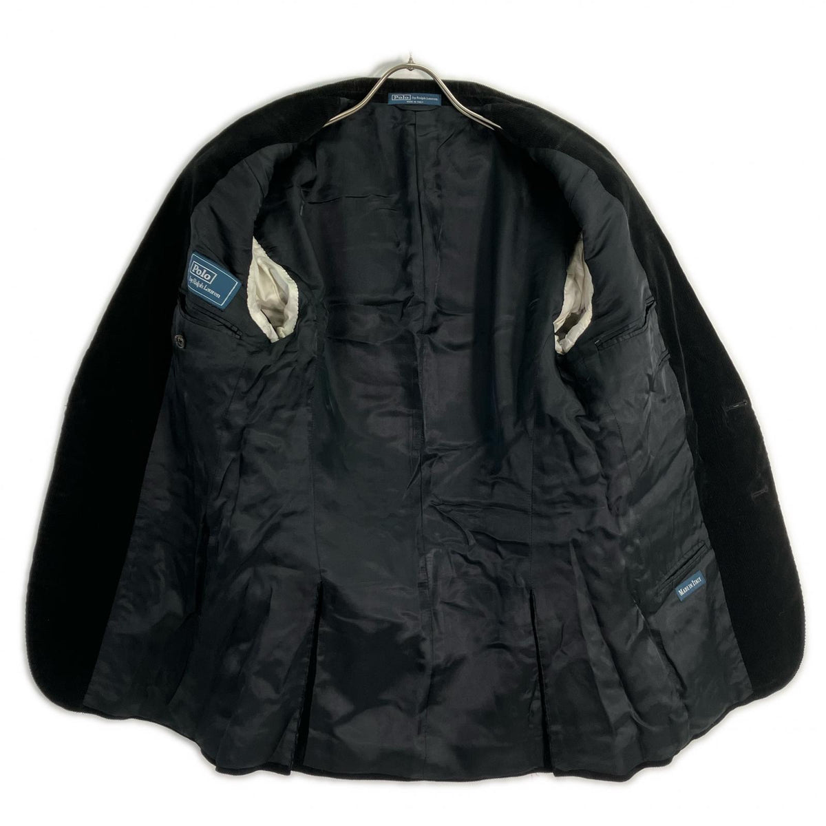 POLO RALPH LAUREN Black Corduroy 2B Jacket Size 40