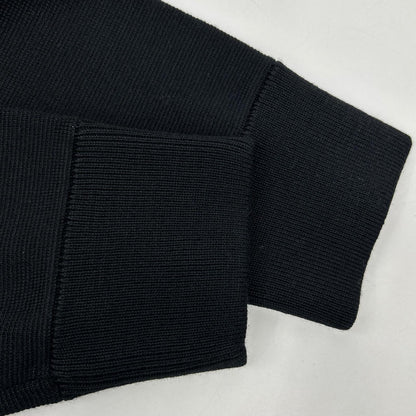 MONCLER 2025 CARDIGAN TRICOT Knit/Nylon Jacket Black Size L